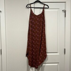 For the republic patterned midi dress